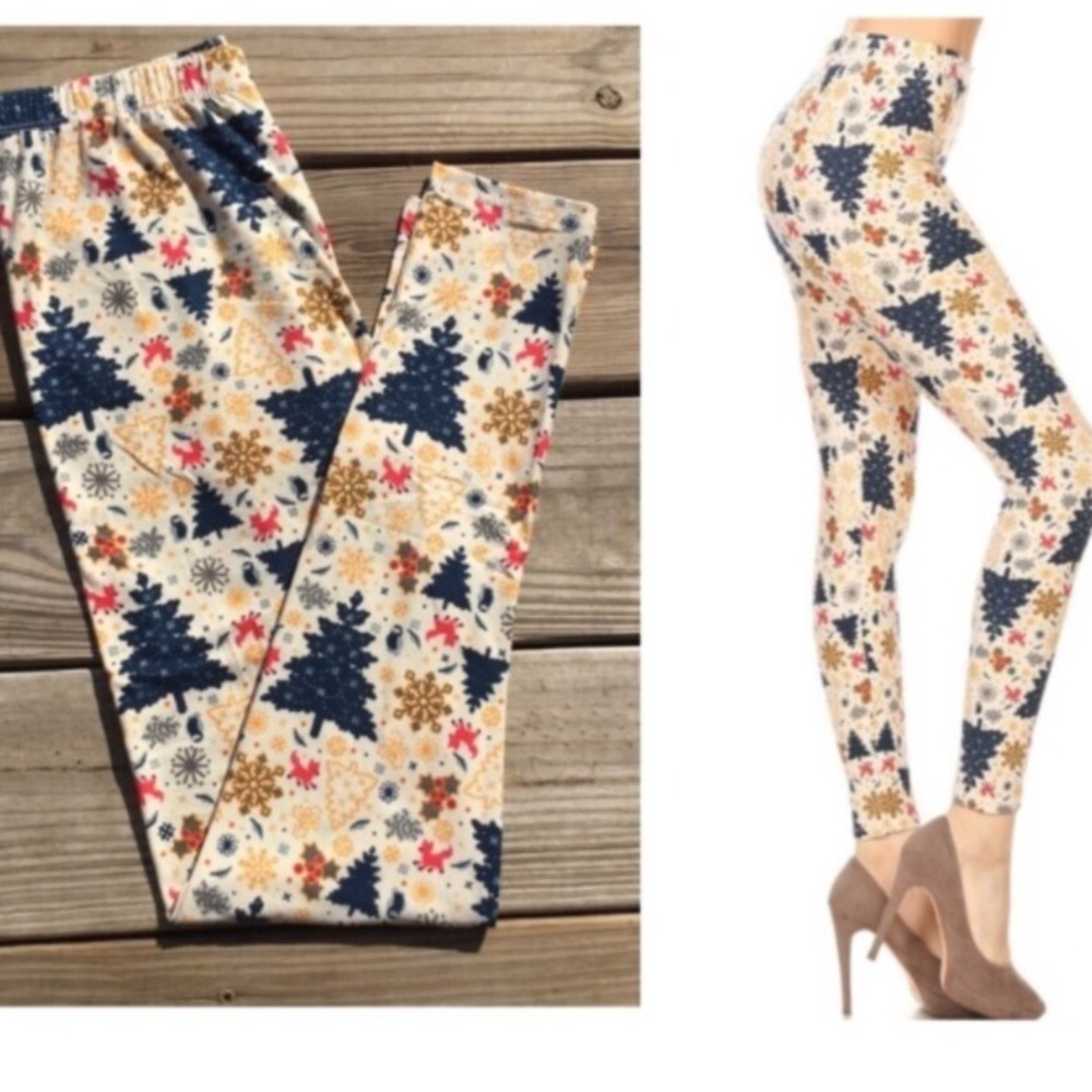 NWT Tree Print Leggings